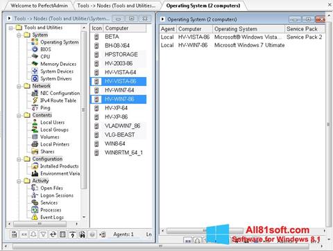 স্ক্রিনশট Remote Administration Tool Windows 8.1