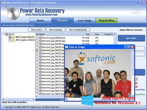 স্ক্রিনশট Power Data Recovery Windows 8.1
