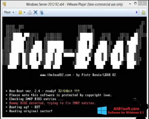 স্ক্রিনশট Kon-Boot Windows 8.1