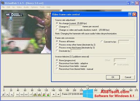 স্ক্রিনশট VirtualDubMod Windows 8.1