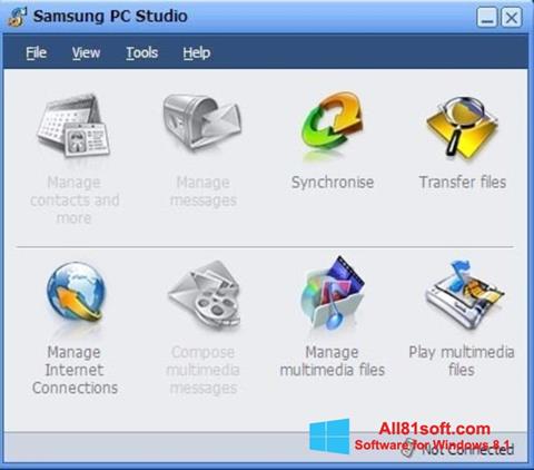স্ক্রিনশট Samsung PC Studio Windows 8.1
