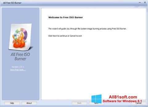 স্ক্রিনশট ISO Burner Windows 8.1