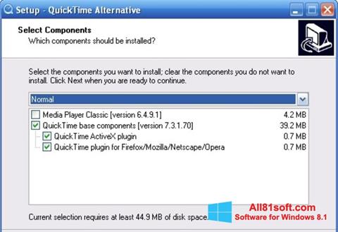 স্ক্রিনশট QuickTime Alternative Windows 8.1