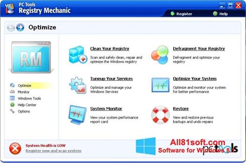 স্ক্রিনশট Registry Mechanic Windows 8.1