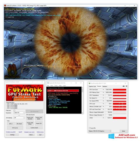 স্ক্রিনশট FurMark Windows 8.1