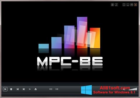 স্ক্রিনশট MPC-BE Windows 8.1