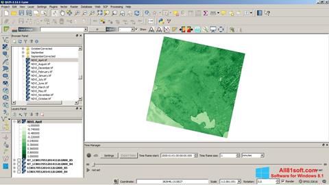 স্ক্রিনশট QGIS Windows 8.1