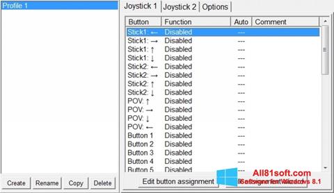 স্ক্রিনশট JoyToKey Windows 8.1