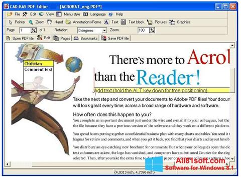 স্ক্রিনশট PDF Reader Windows 8.1